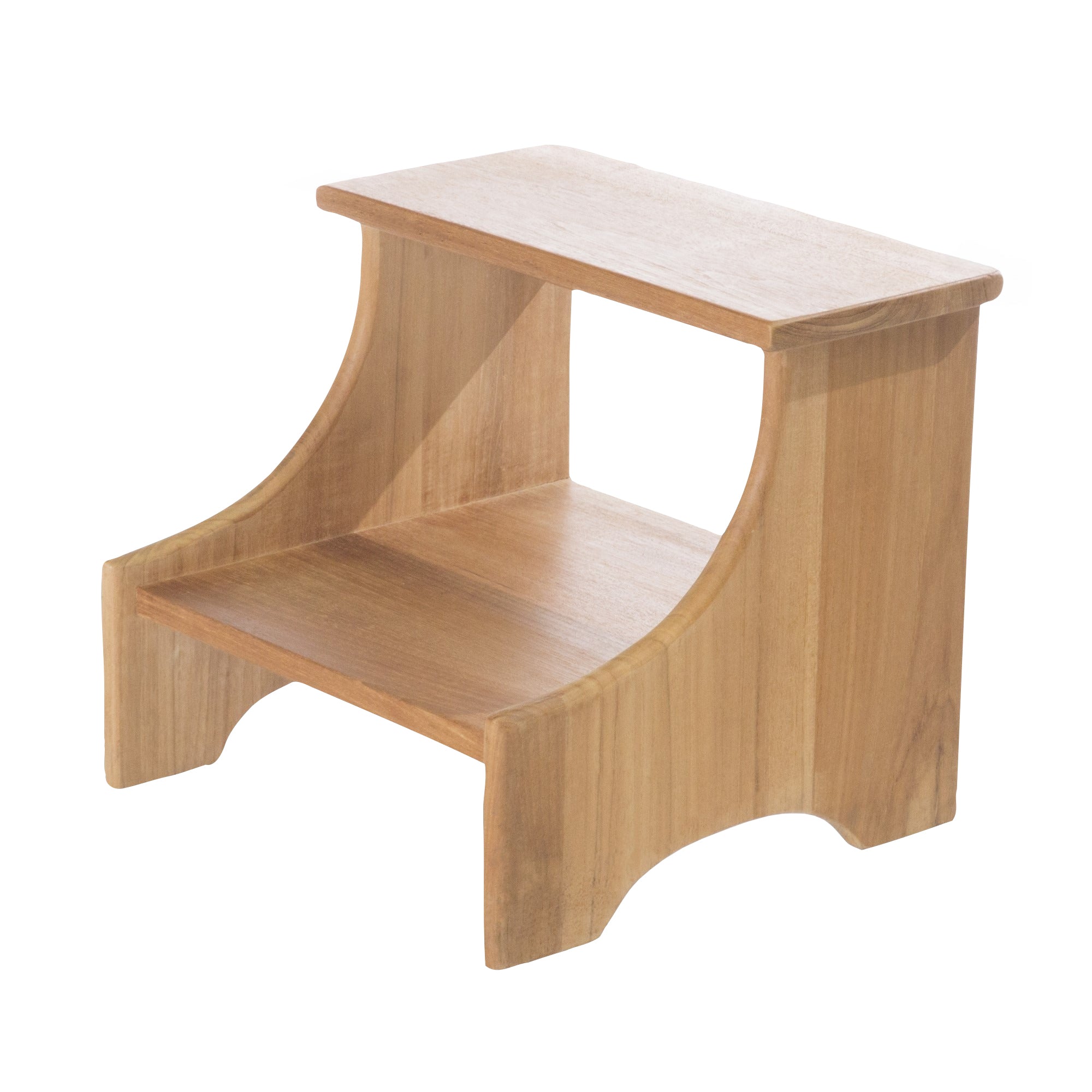 Teak deals step stool