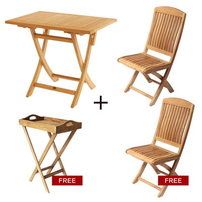 Nature's Luxury Dining + 2 FREE Chairs + FREE Tray