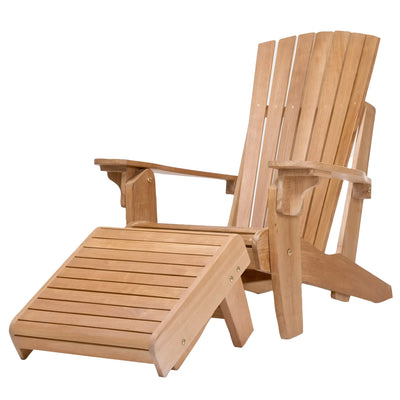 Teak Footstool / Leg Rest Adirondack