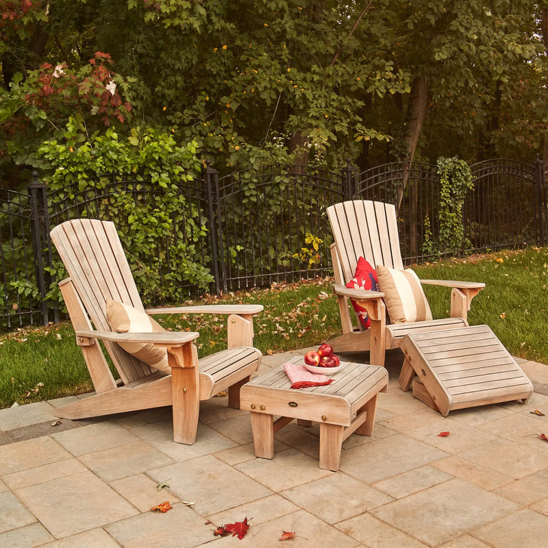 Teak Footstool / Leg Rest Adirondack