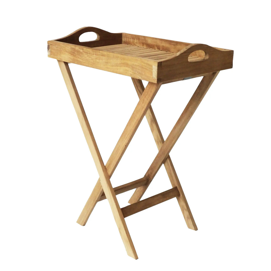 Teak Serving tray with X-Stand – ARB Teak & Specialties - USA