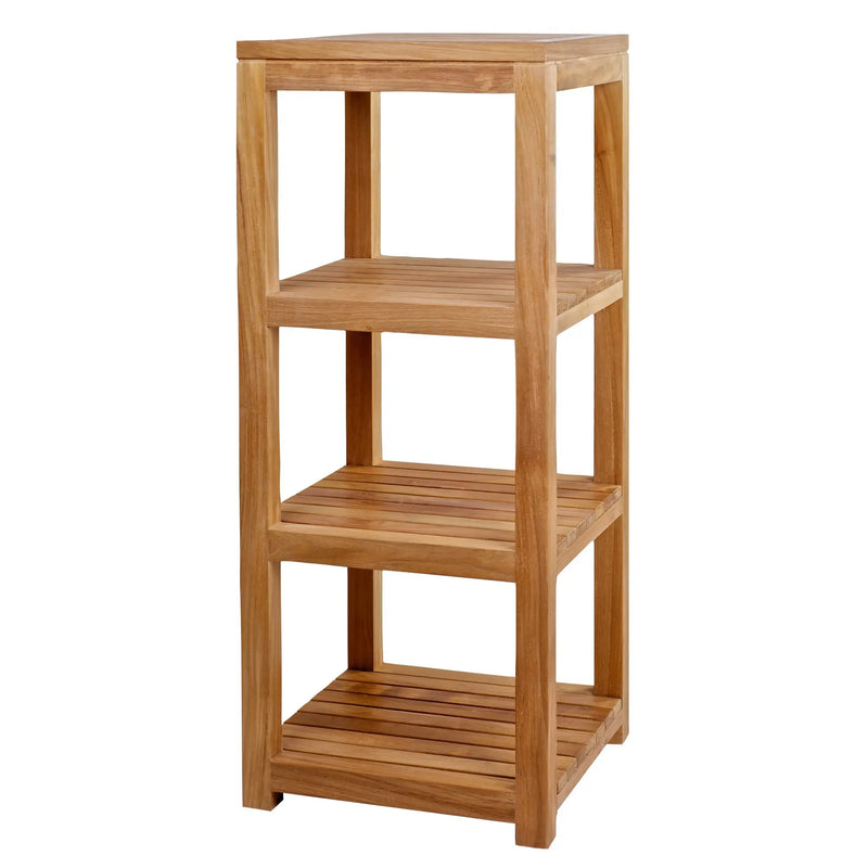 Teak Bath Shelf Square 48" (120 cm)