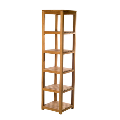 Teak Bath Shelf Square 71" (180 cm)