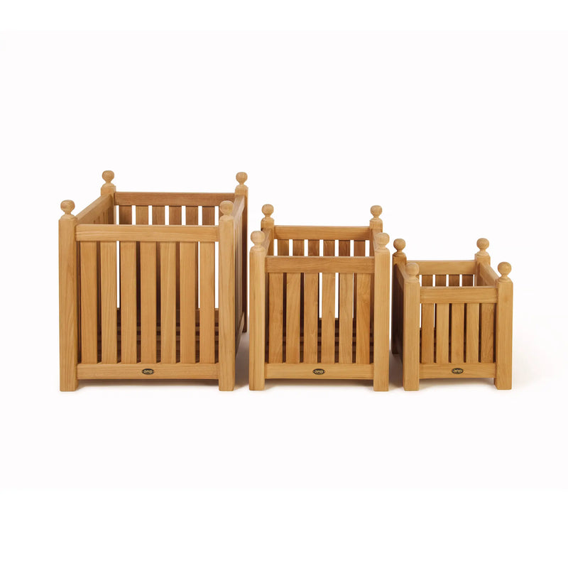 Teak Garden Planter Box 22" (55 cm)