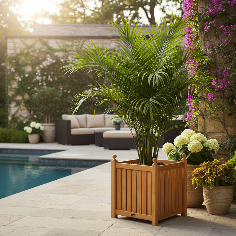 Teak Garden Planter Box 22" (55 cm)