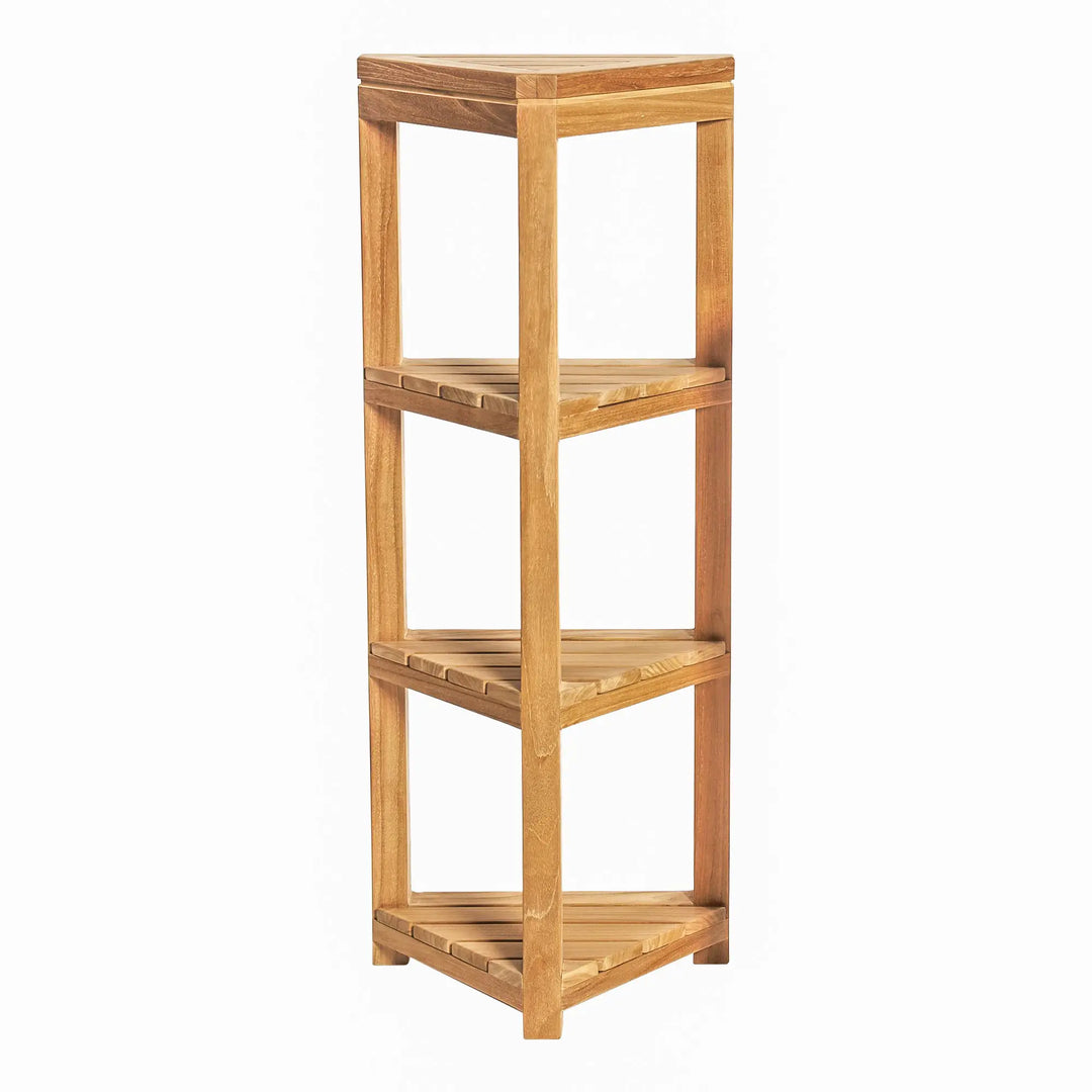 Estante De Baño Con Cajones Y Puertas - Organizador De Esquina, Blanco, Resistente Al Agua, Para Toallas Y Productos