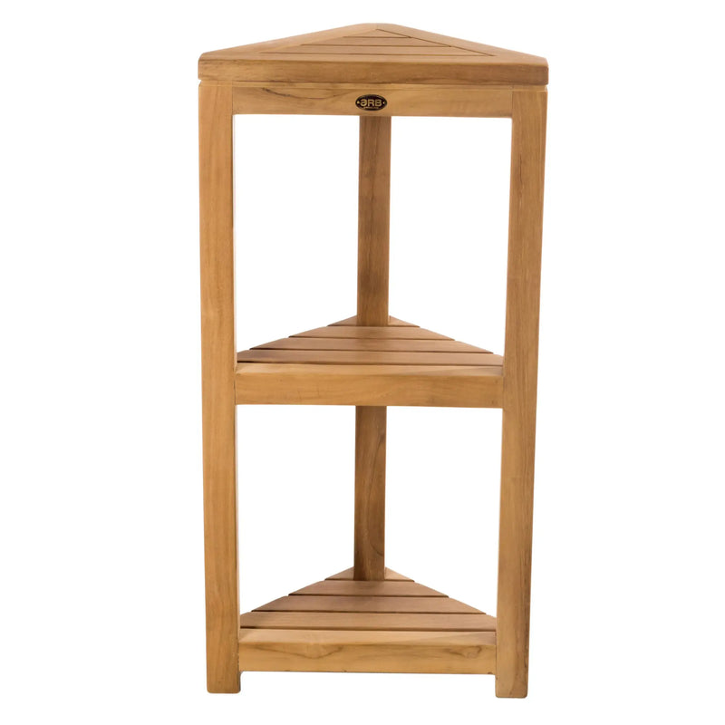 Teak Bath Shelf Corner 36" (90 cm)