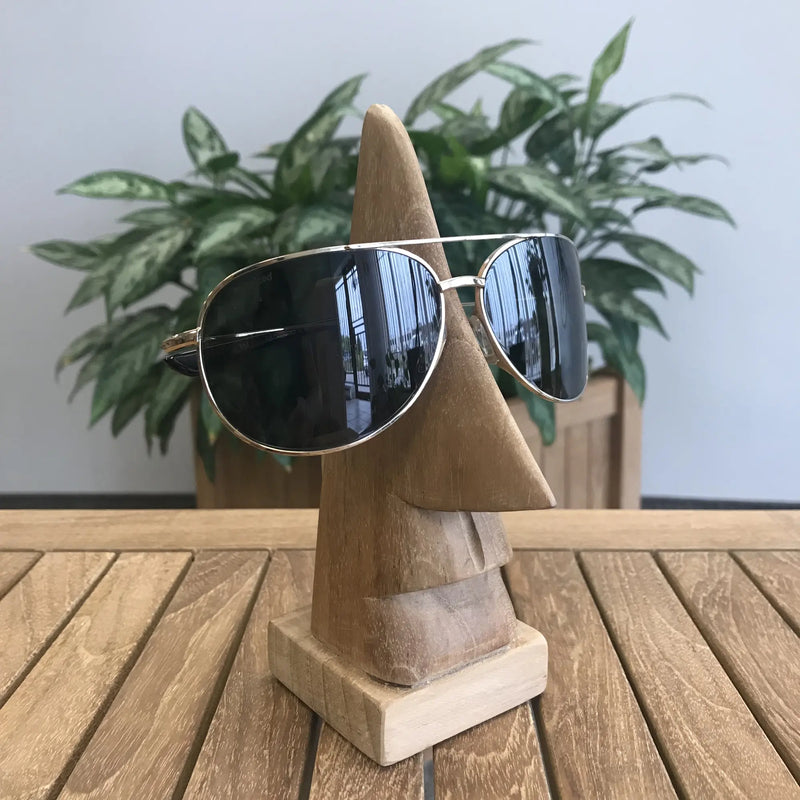 Teak Nose Eyeglasses Holder