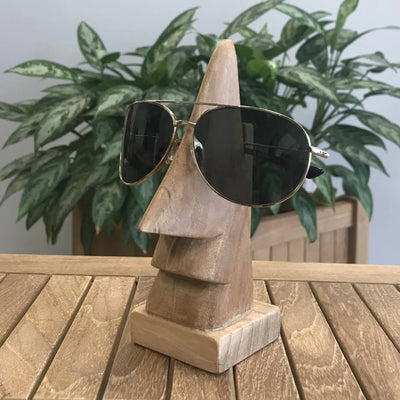 Teak Nose Eyeglasses Holder