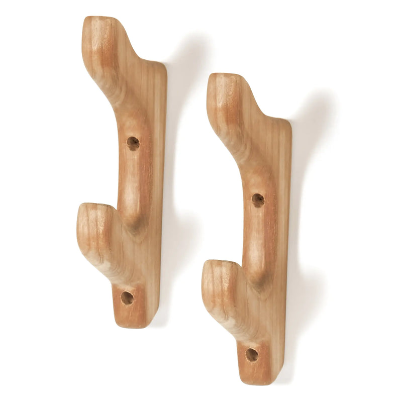 Teak Towel Hooks 2 pcs