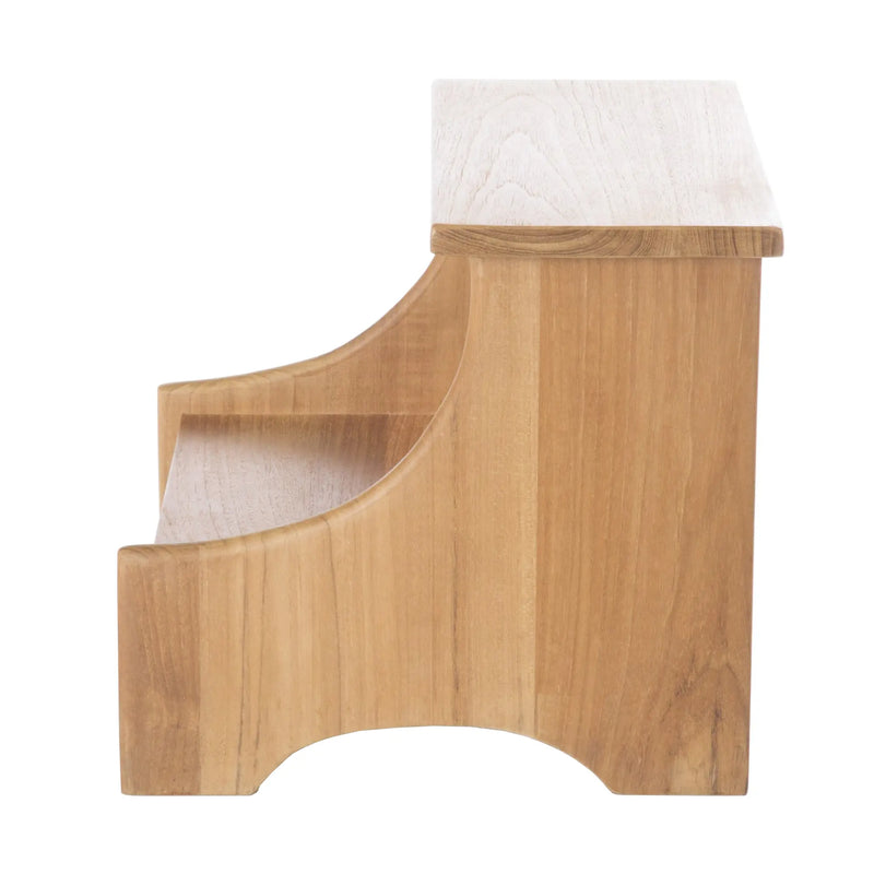 Teak Step Stool for Kids