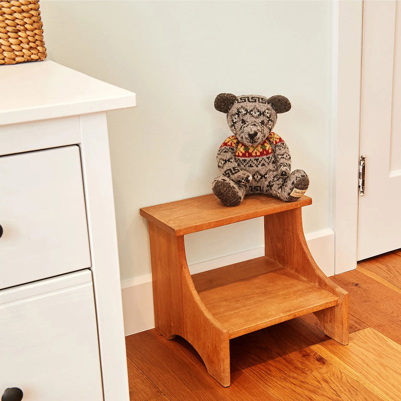 Teak Step Stool for Kids