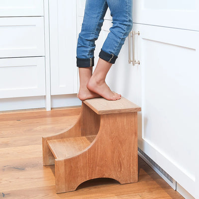 Teak Step Stool for Kids