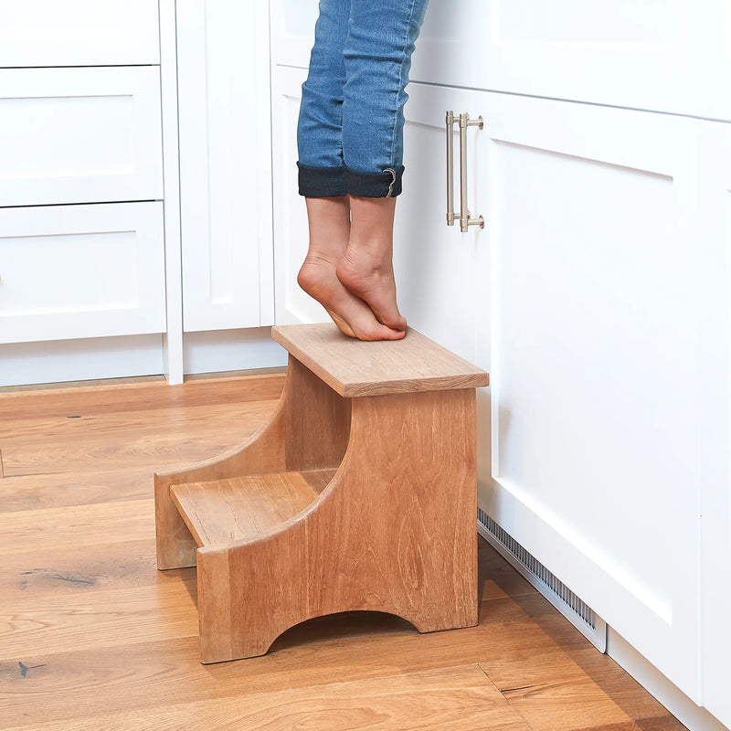 Teak Step Stool for Kids