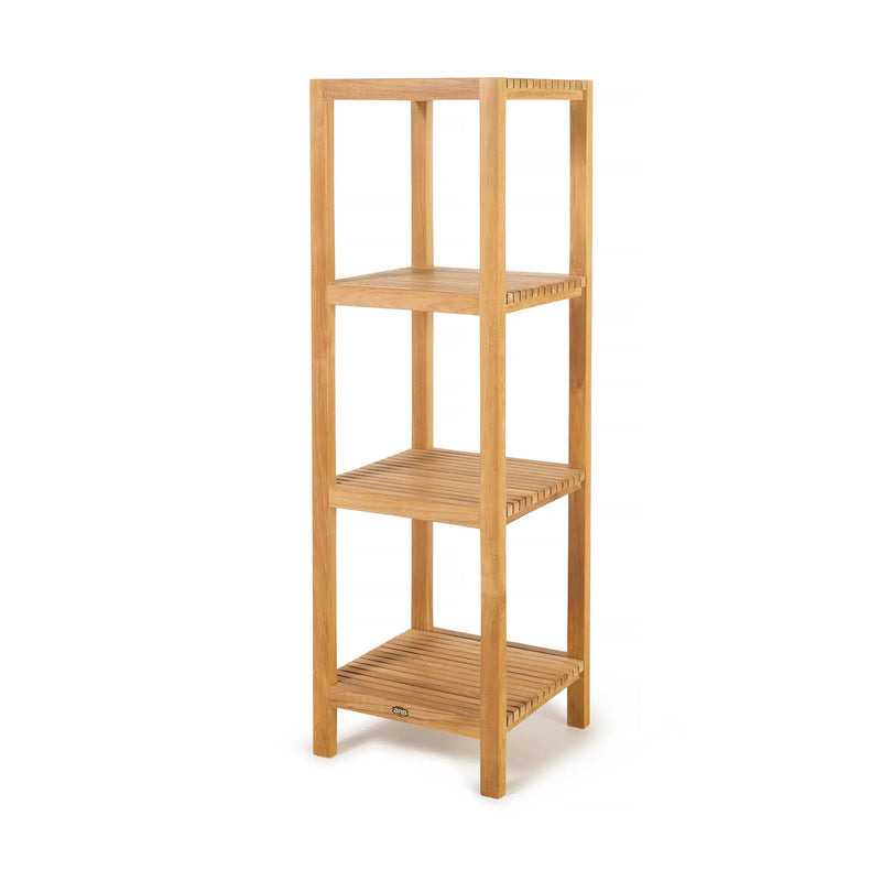 Teak Square Shelf Fiji 50" (128cm) 4 tiers