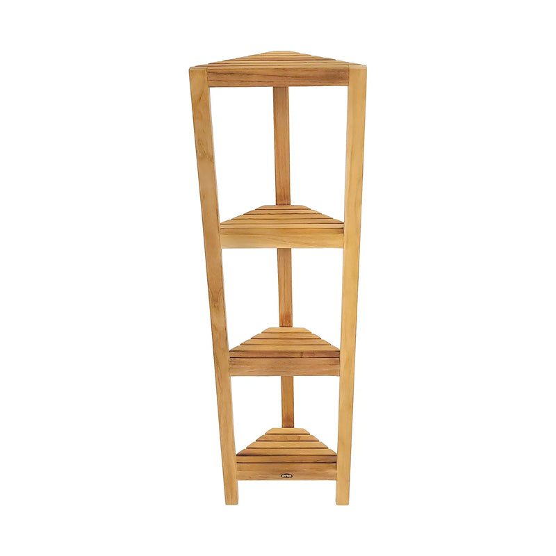 Teak Corner Shelf Fiji 50" (128cm) 4 tiers