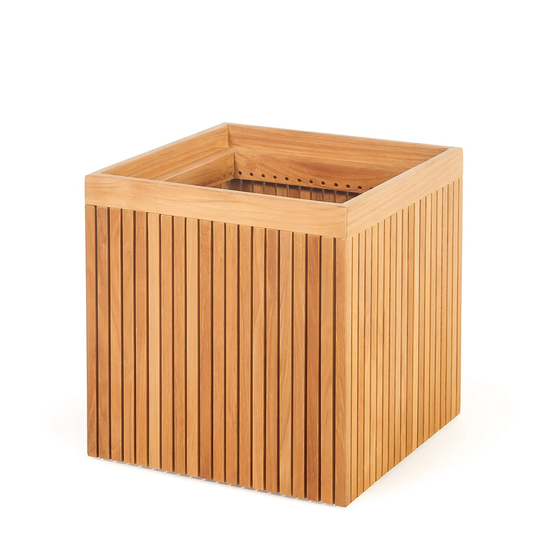 Teak Garden Planter Box Liner 18" (45 cm)