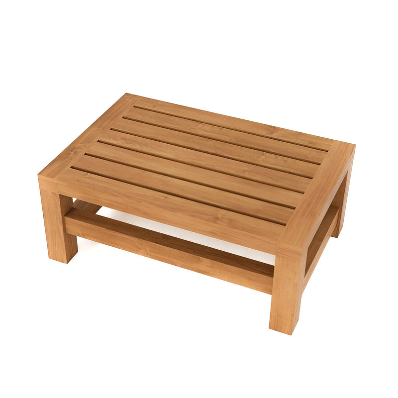 Teak Squatting Toilet Footstool 18" (45 cm)