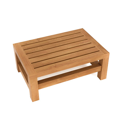 Teak Squatting Toilet Footstool 18" (45 cm)