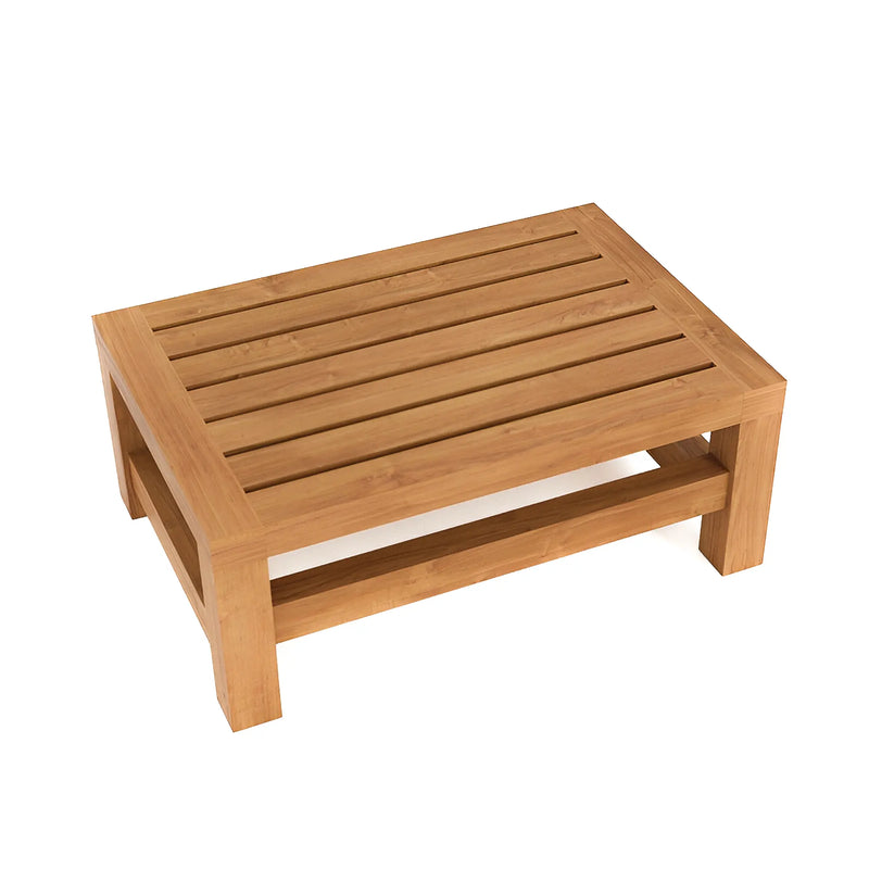 Teak Squatting Toilet Footstool 18" (45 cm)