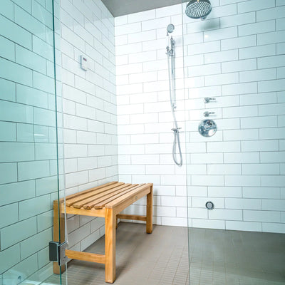 Curved shower bench hotsell
