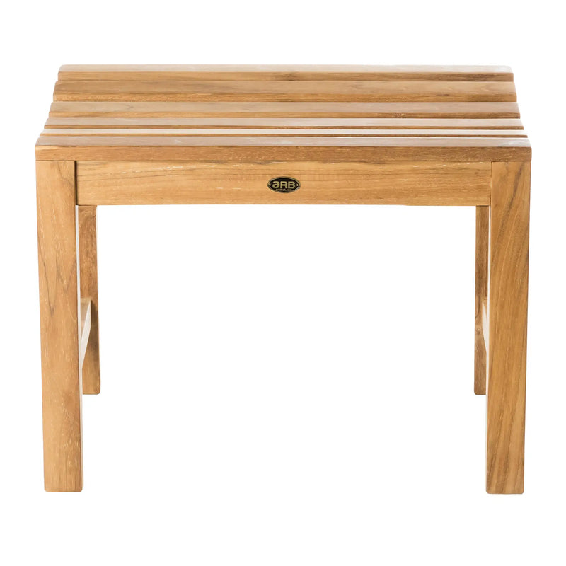 Teak Shower Bench Curved 24" (60 cm)