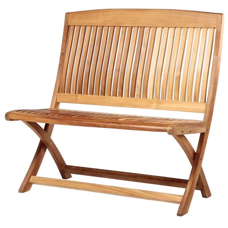 Teak Folding Bench Colorado