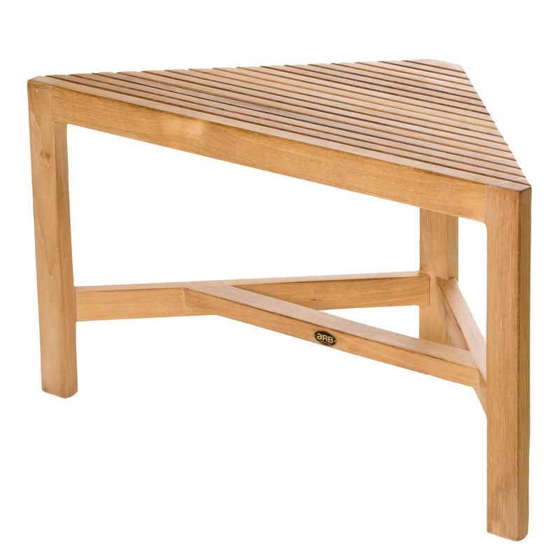 Teak Shower Bench Fiji corner 31" (80 cm)