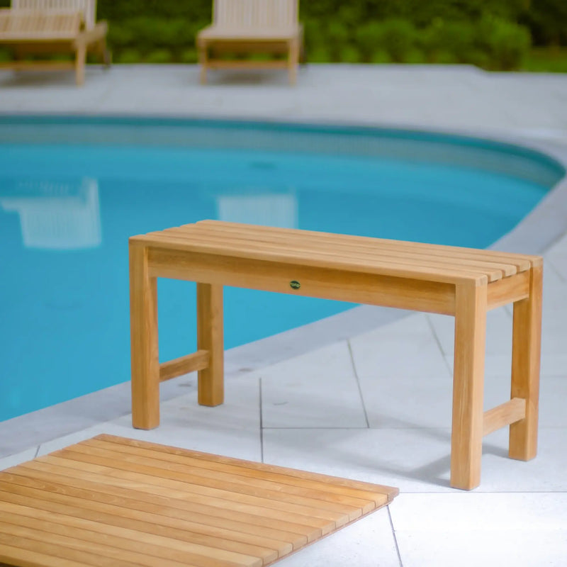 Teak Shower Bench Coach 36" (90 cm)