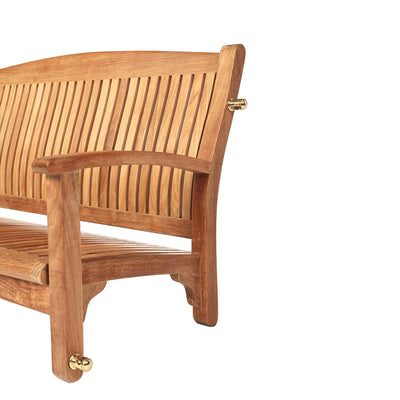 Teak Porch Swing Bench Colorado 47" (120 cm)