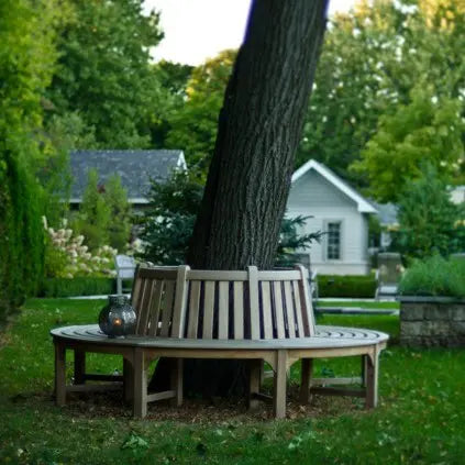 Teak Tree Round Bench 87" (220 cm)