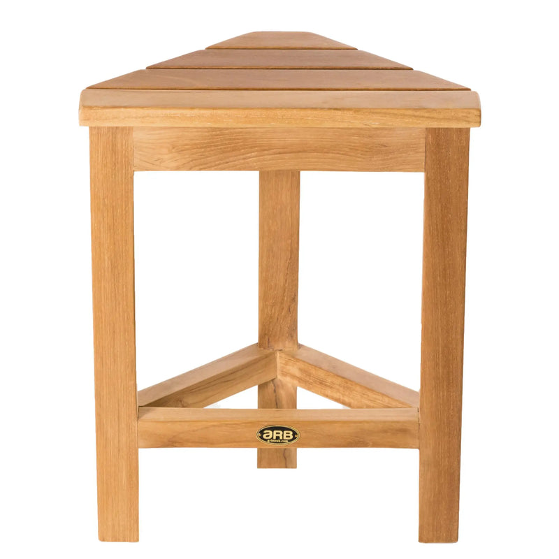 Teak Corner Footrest Coach 15" (37 cm)