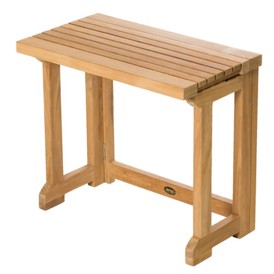 Teak Shower Bench Folding Gateleg 20" (51 cm)