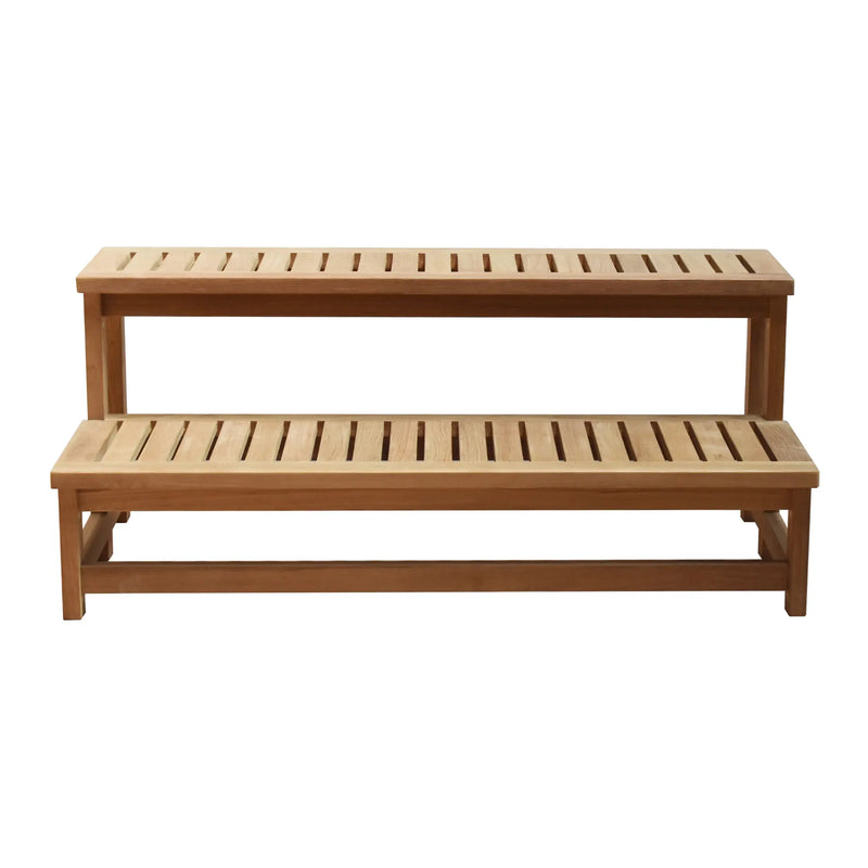 Teak Hot tub step 48" (120 cm)