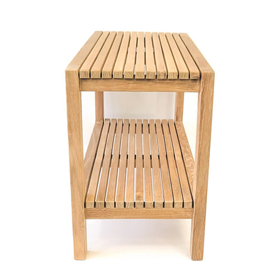 Teak Shower Bench Fiji 30" (75 cm) with Shelf