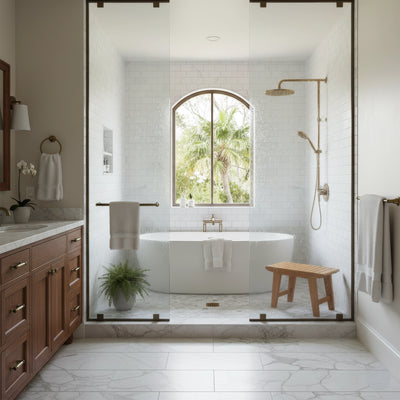 Teak Shower Bench & Spa Table Hawaii - 30" (75 cm)