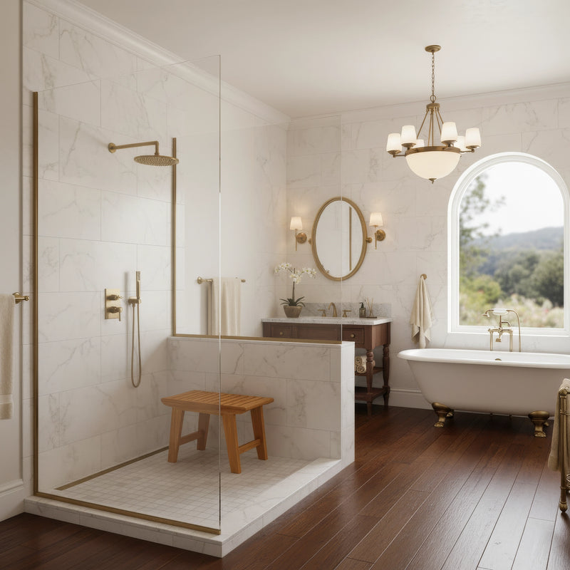 Teak Shower Bench & Spa Table Hawaii - 30" (75 cm)