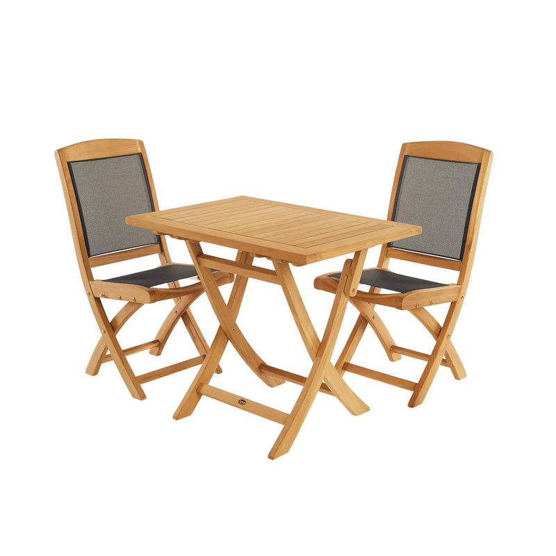 Teak & Textilene Folding Chair Colorado