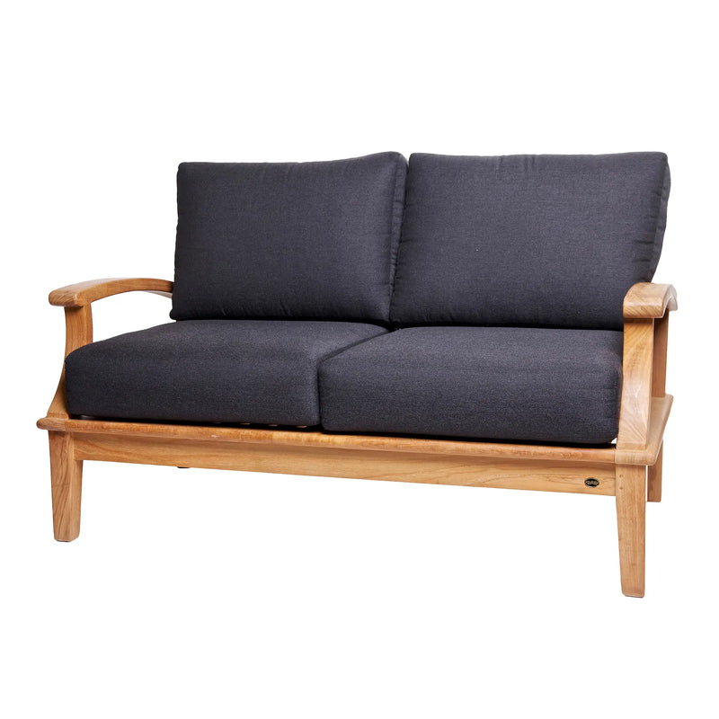 Teak Deep Seating Loveseat Villa