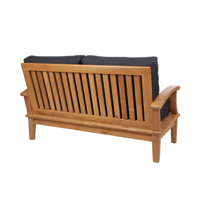 Teak Deep Seating Loveseat Villa