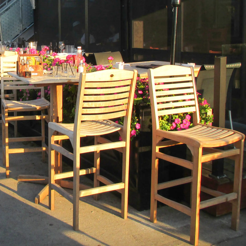 Teak Bar Chair Manhattan