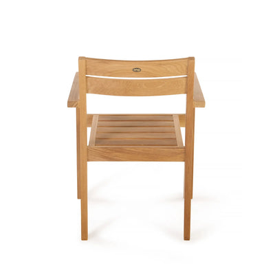 Teak Dining Armchair Stackable Stellar