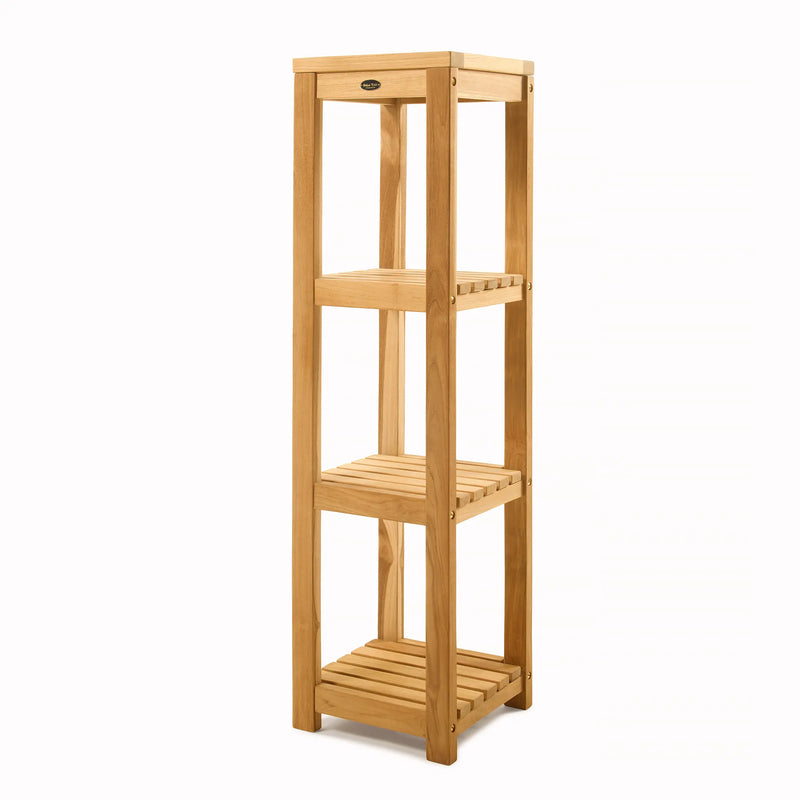 Teak 4-Tier Shelf Gala Square