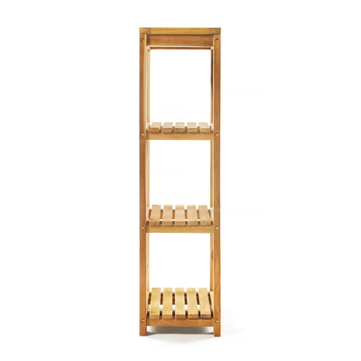 Teak 4-Tier Shelf Gala Square