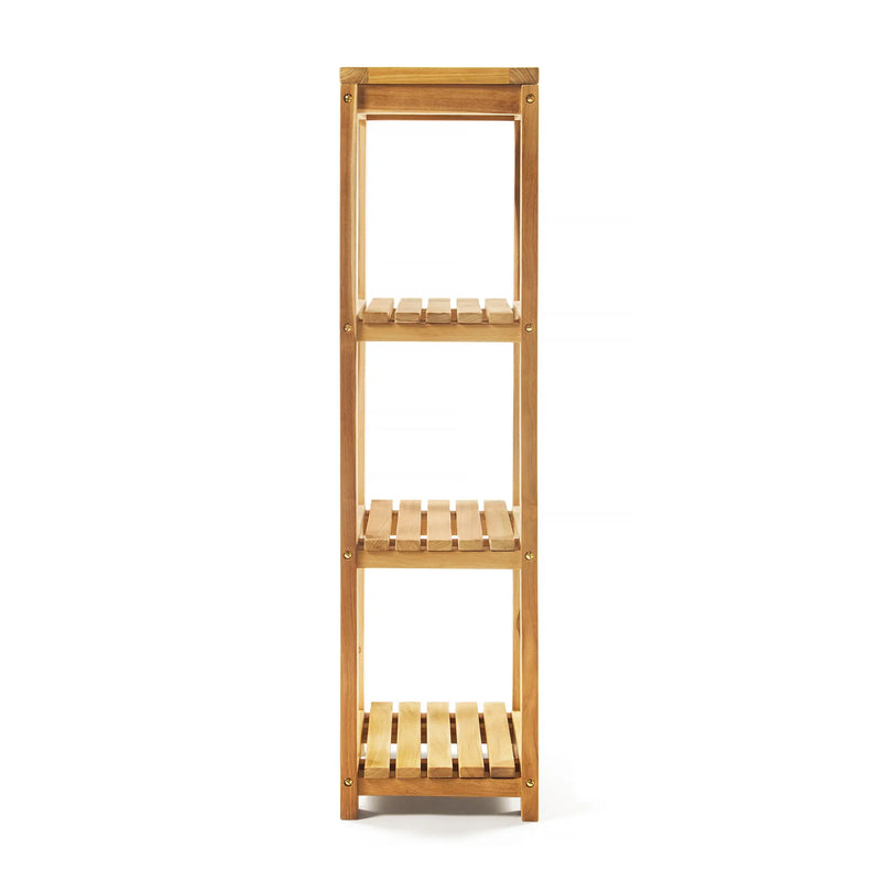 Teak 4-Tier Shelf Gala Square