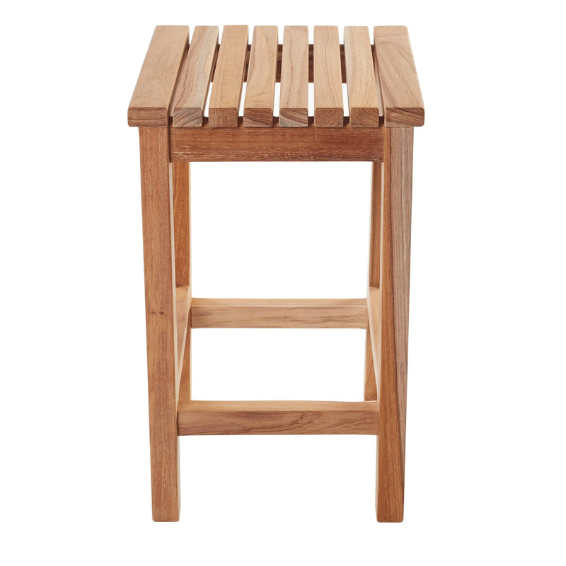 Teak Shower Bench Sun 12" (30 cm)