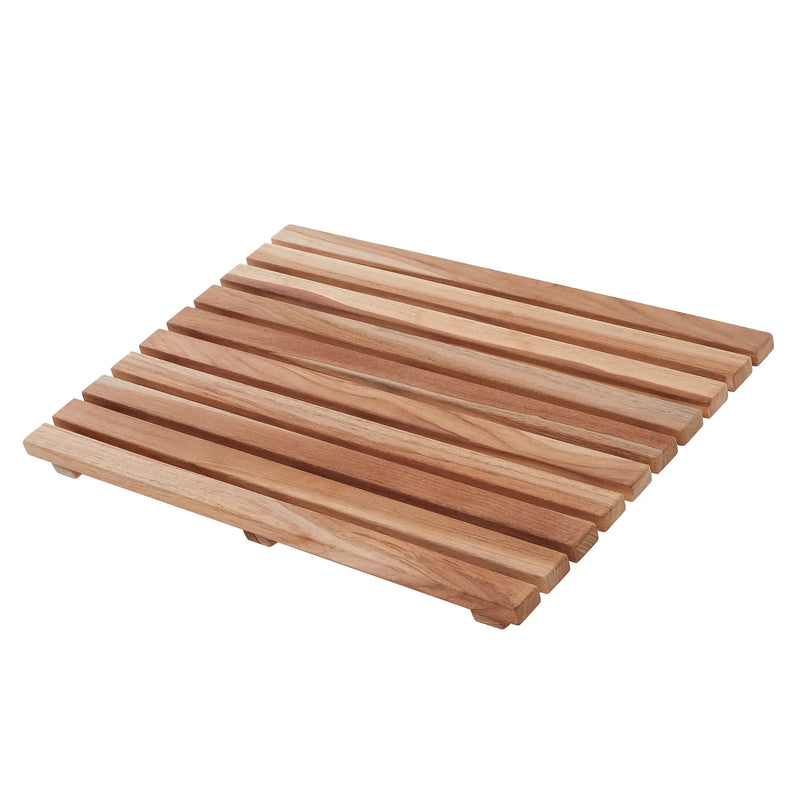 Teak Bath Mat SOL 20" X 14" (51 cm x 35.5 cm)