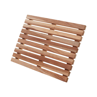 Teak Bath Mat SOL 20" X 14" (51 cm x 35.5 cm)