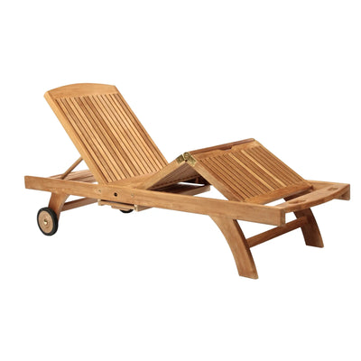 Teak Lounger Adjustable Colorado