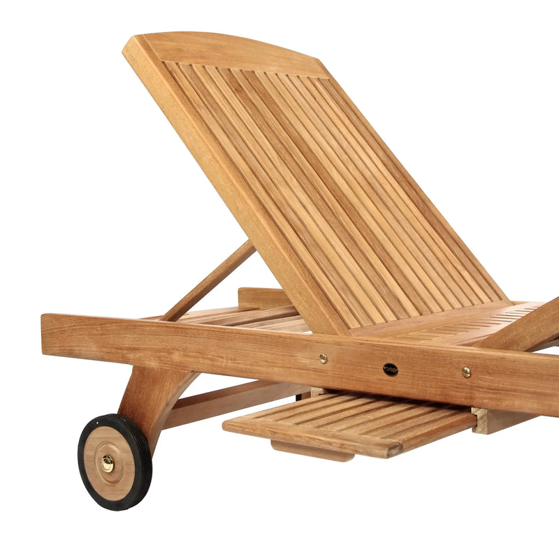 Teak Lounger Adjustable Colorado